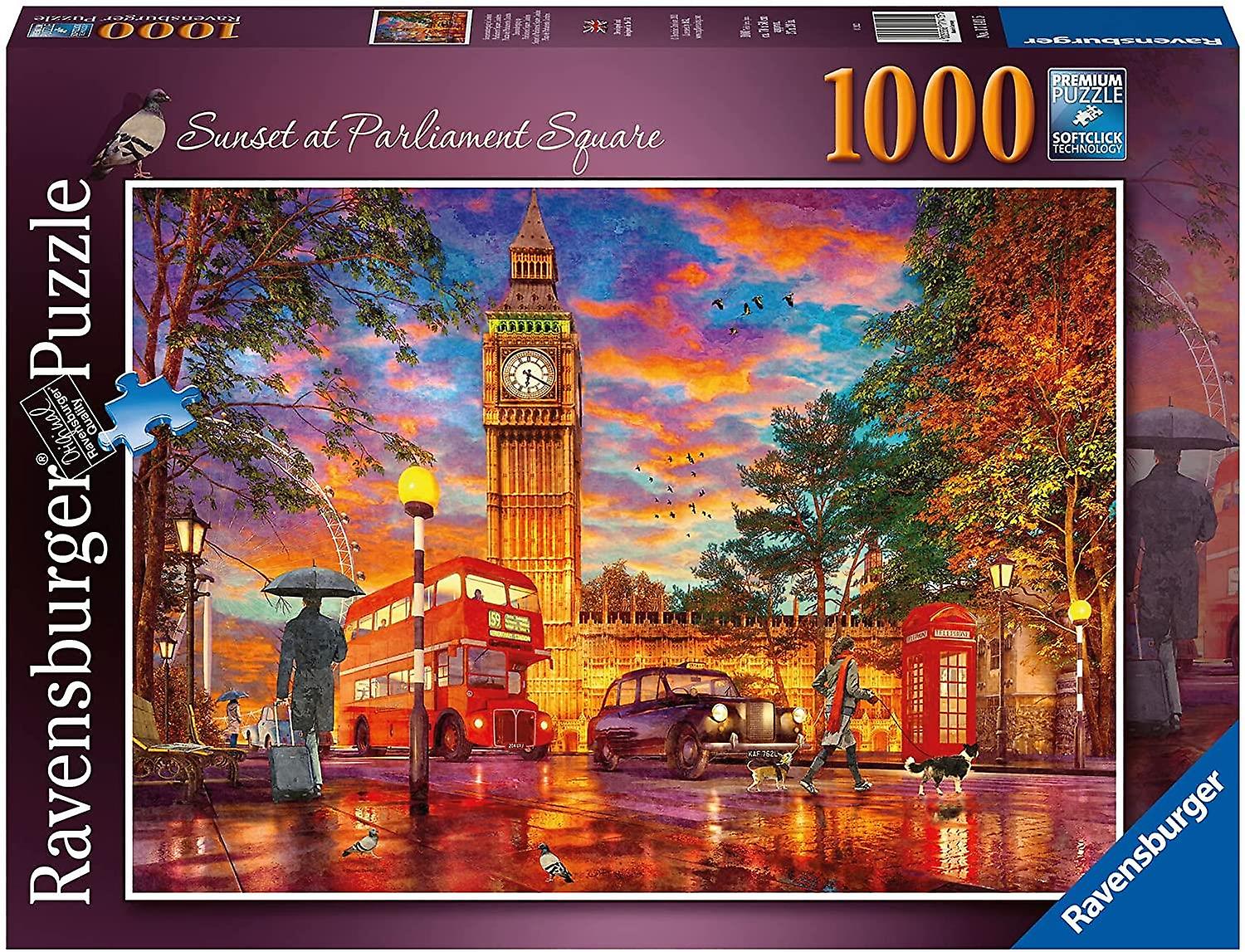 Ravensburger Sunset at Parliament Square Jigsaw Puzzle (1000 Pieces)