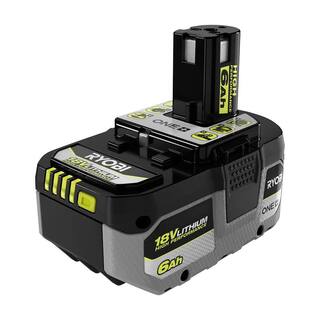 RYOBI ONE+ 18V HIGH PERFORMANCE Lithium-Ion (2) 4.0 Ah and (2) 6.0 Ah Batteries PBP2004-PBP2007