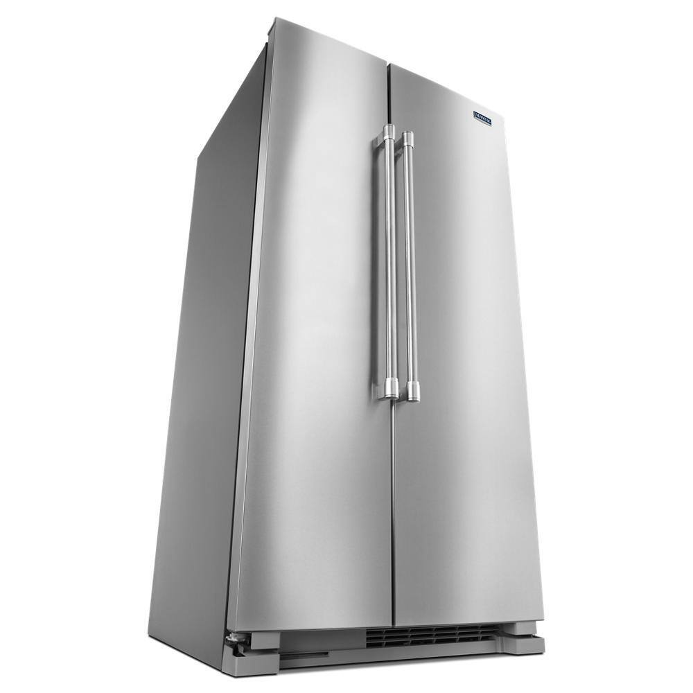 Maytag 36 in. 24.9 cu. ft. Side by Side Refrigerator in Fingerprint Resistant Stainless Steel MSS25N4MKZ