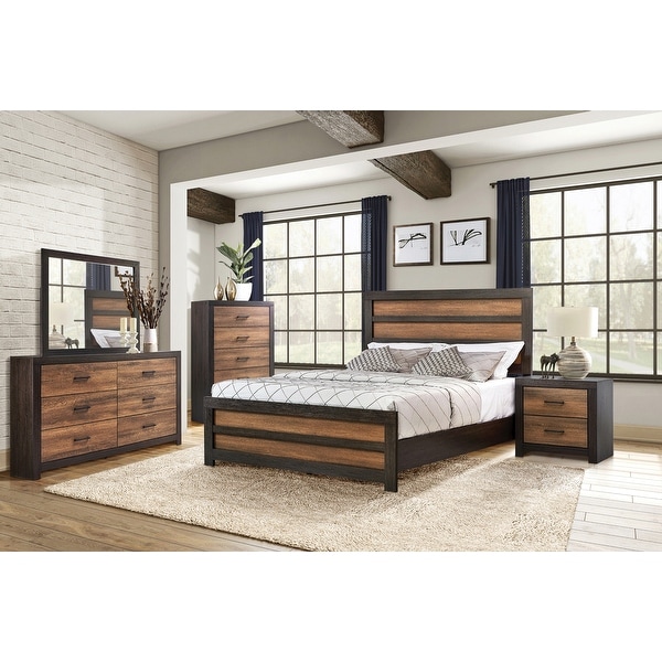 Lawrence Caramel and Licorice 2-piece Bedroom Set with Chest - - 34936285