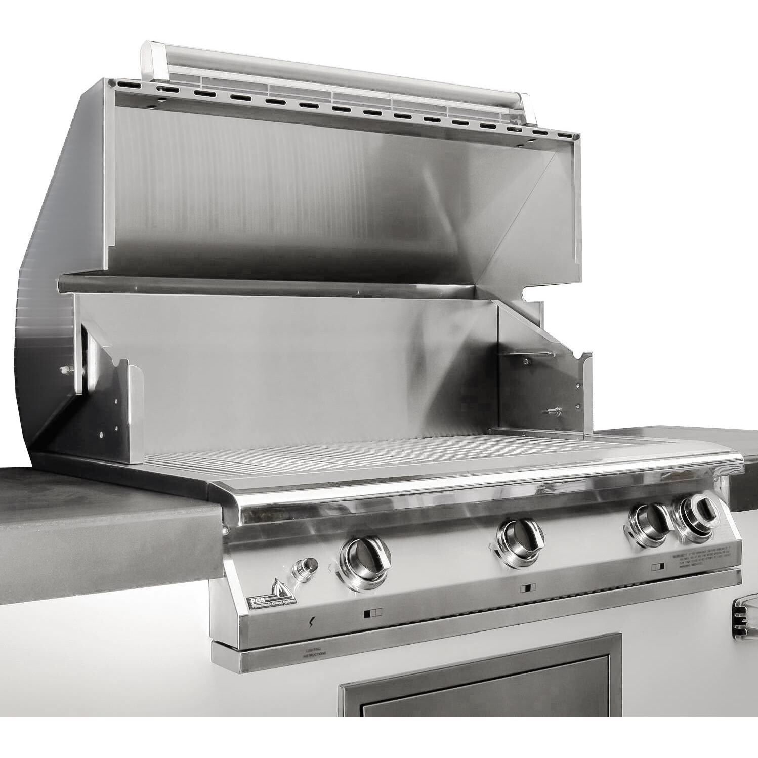 PGS T-Series Commercial 39-Inch Built-In Natural Gas Grill With Timer