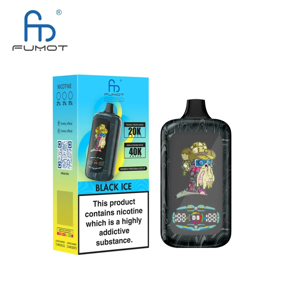 Fumot Digital Monkey 40000 Puffs - Black Ice