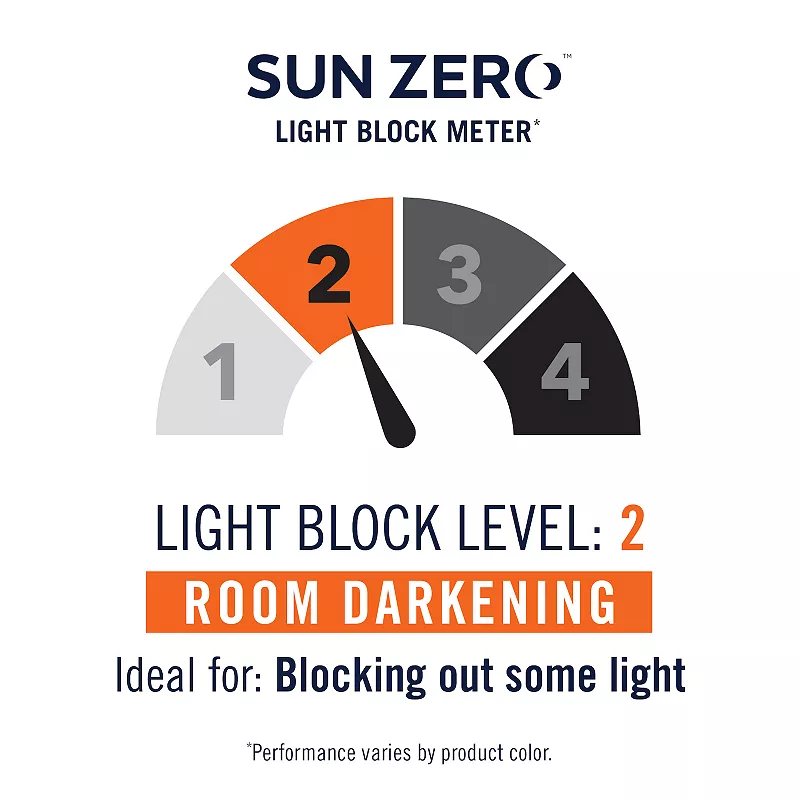 Sun Zero 1-Panel Regina Thermal Insulated Curtain