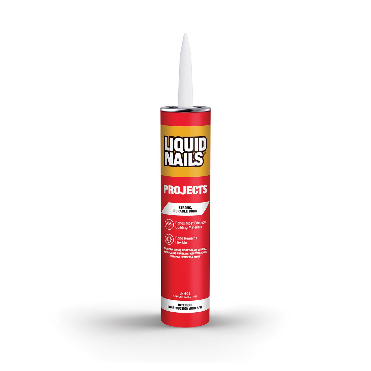 Liquid Nails Interior Projects Synthetic Rubber Construction Adhesive 10 oz