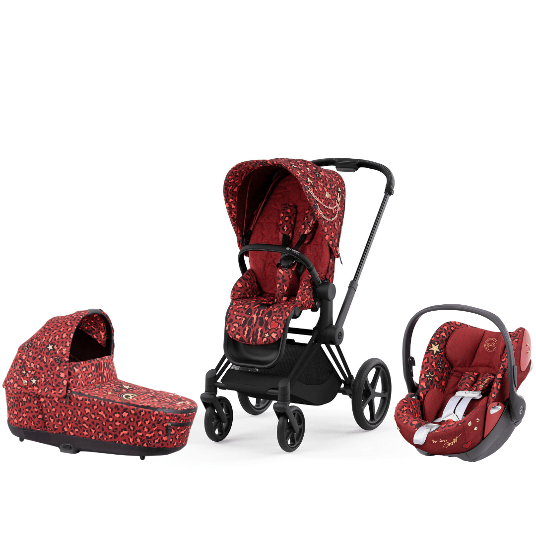 Cybex-Priam4-Stroller-Carry-Cot-And-Cloud-Q-Infant-Car-Seat-Bundle-Rockstar