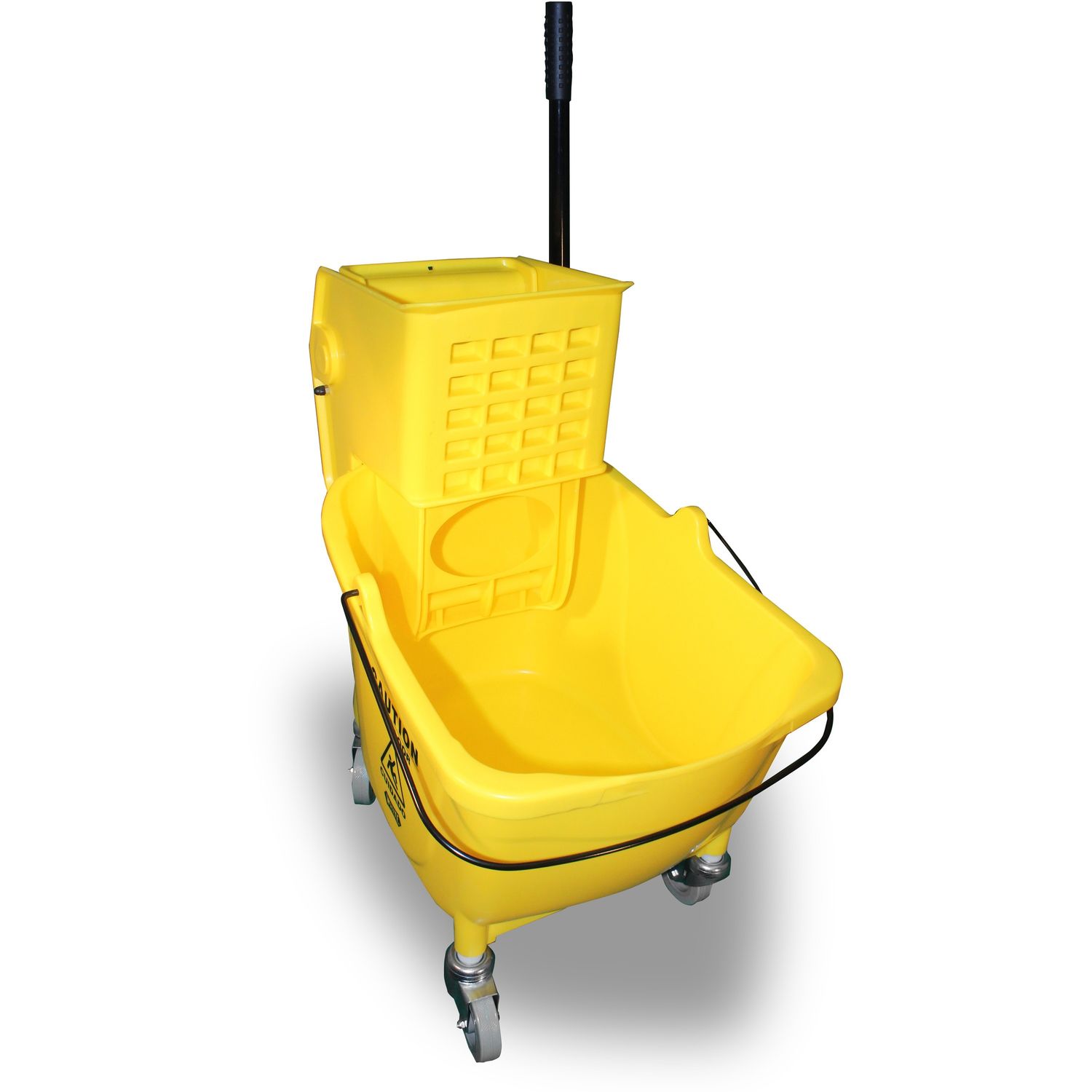 35 QT Side Press Mop Bucket Wringer Combo by Genuine Joe GJO02347