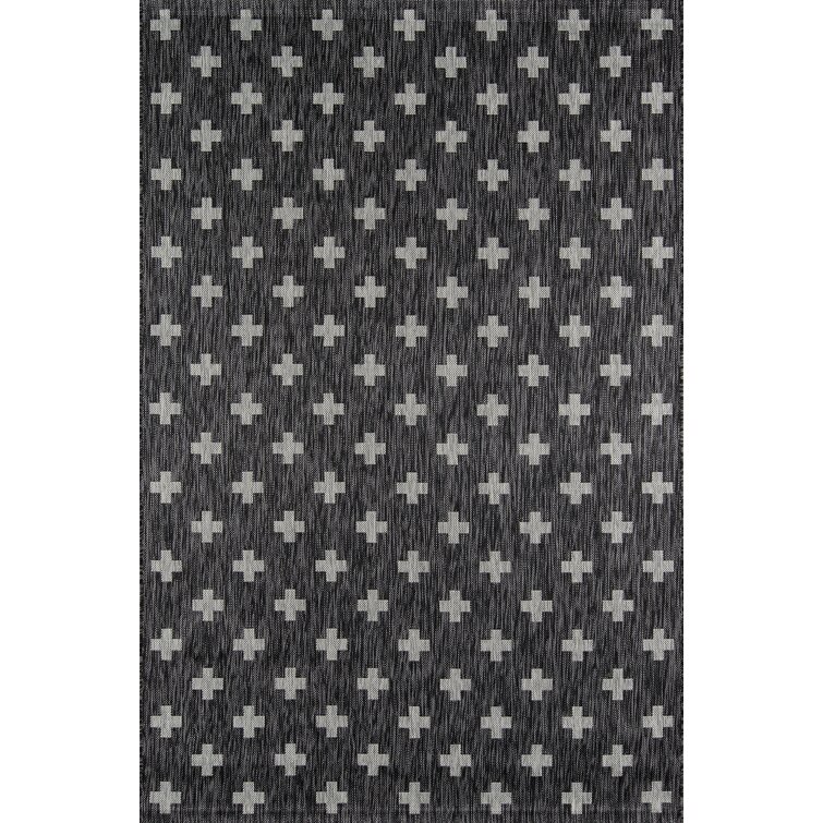 Umbria Charcoal Indoor/Outdoor Rug