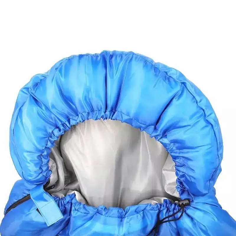 Outdoor Emergency Envelope Keep Warm Adult Hooded Lightweight Sleeping Bag For Camping Travel