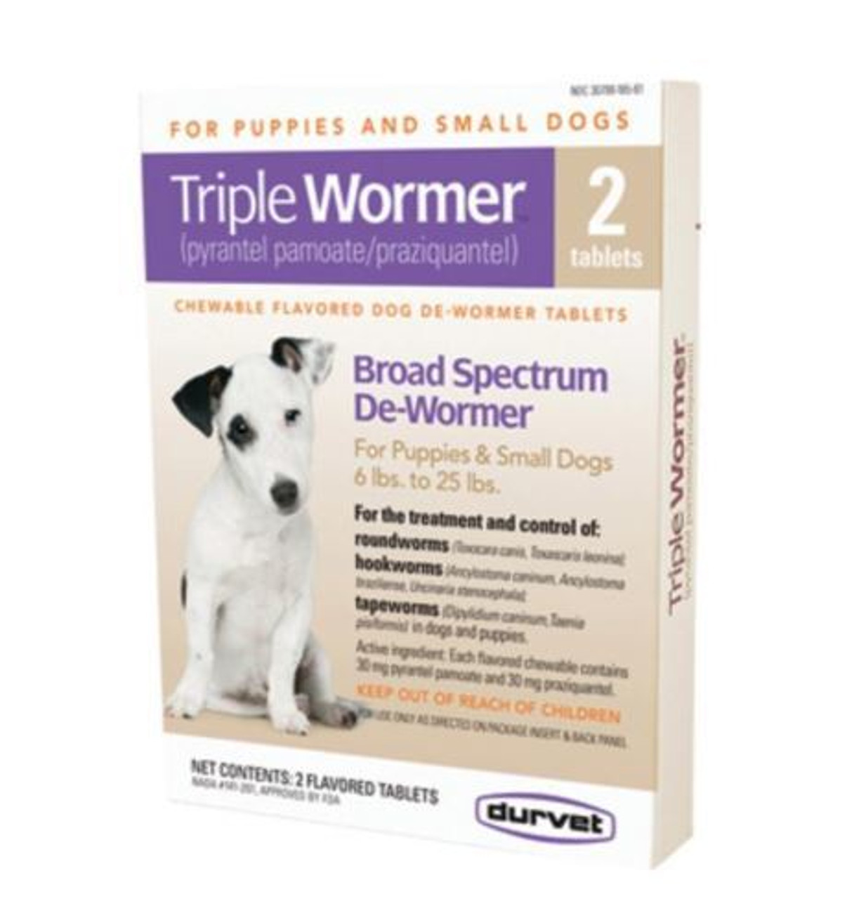 Durvet Triple Wormer Board Spectrum De-Wormer， 2 Ct.