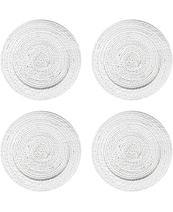 American Atelier 13 Charger Plates Set of 4