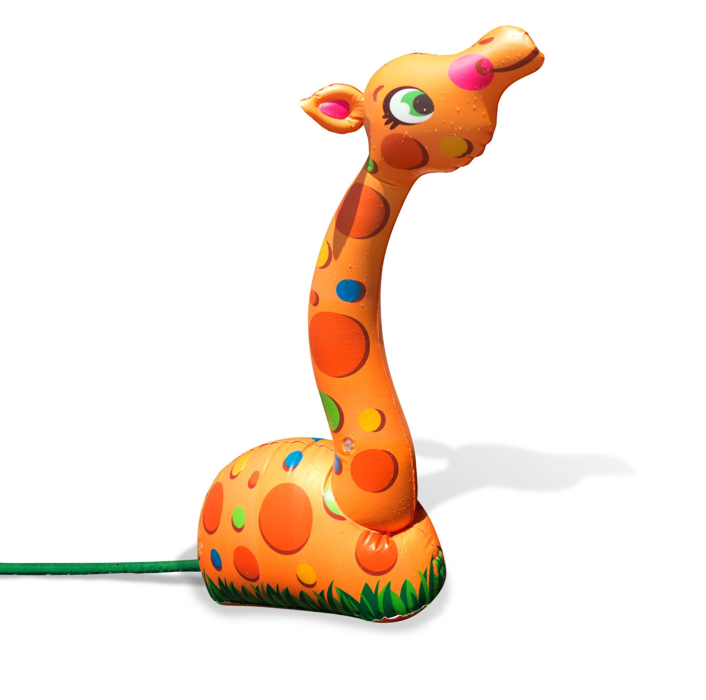 Banzai Inflatable Silly Sprinkling Giraffe, Ages 3 & Up