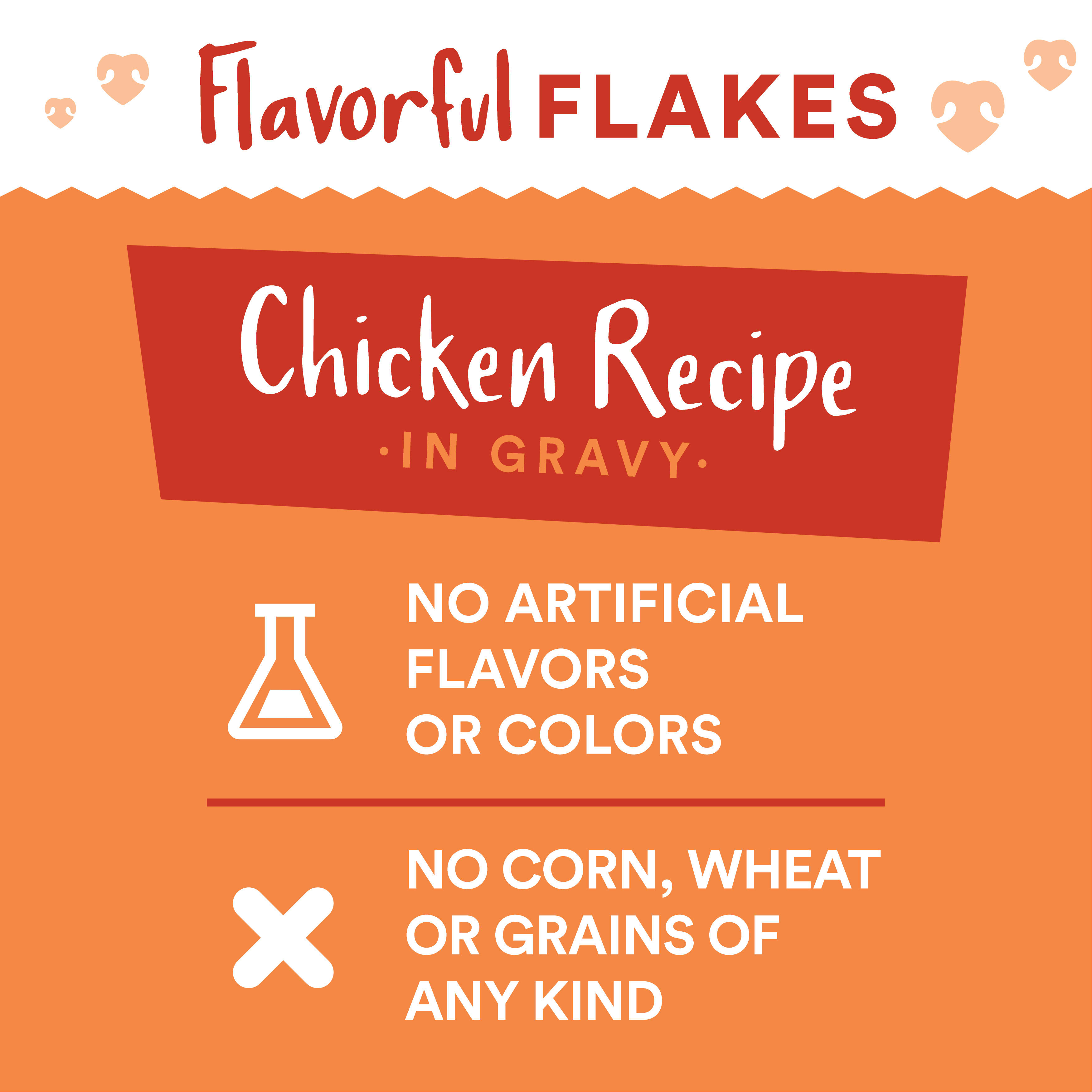 WHOLEHEARTED All Life Stages Canned Cat Food - Grain Free Chicken Recipe Flaked in Gravy， 5.5 OZ， Case of 12