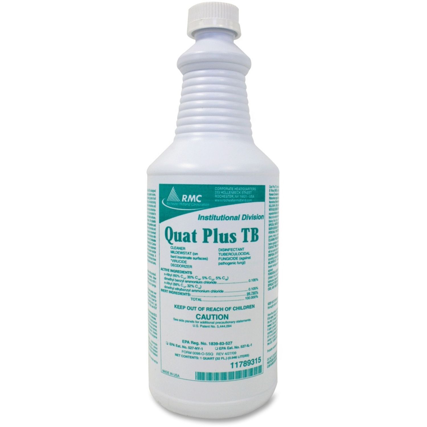 Quat Plus TB Disinfectant by Rochester Midland Corporation RCM11789315CT