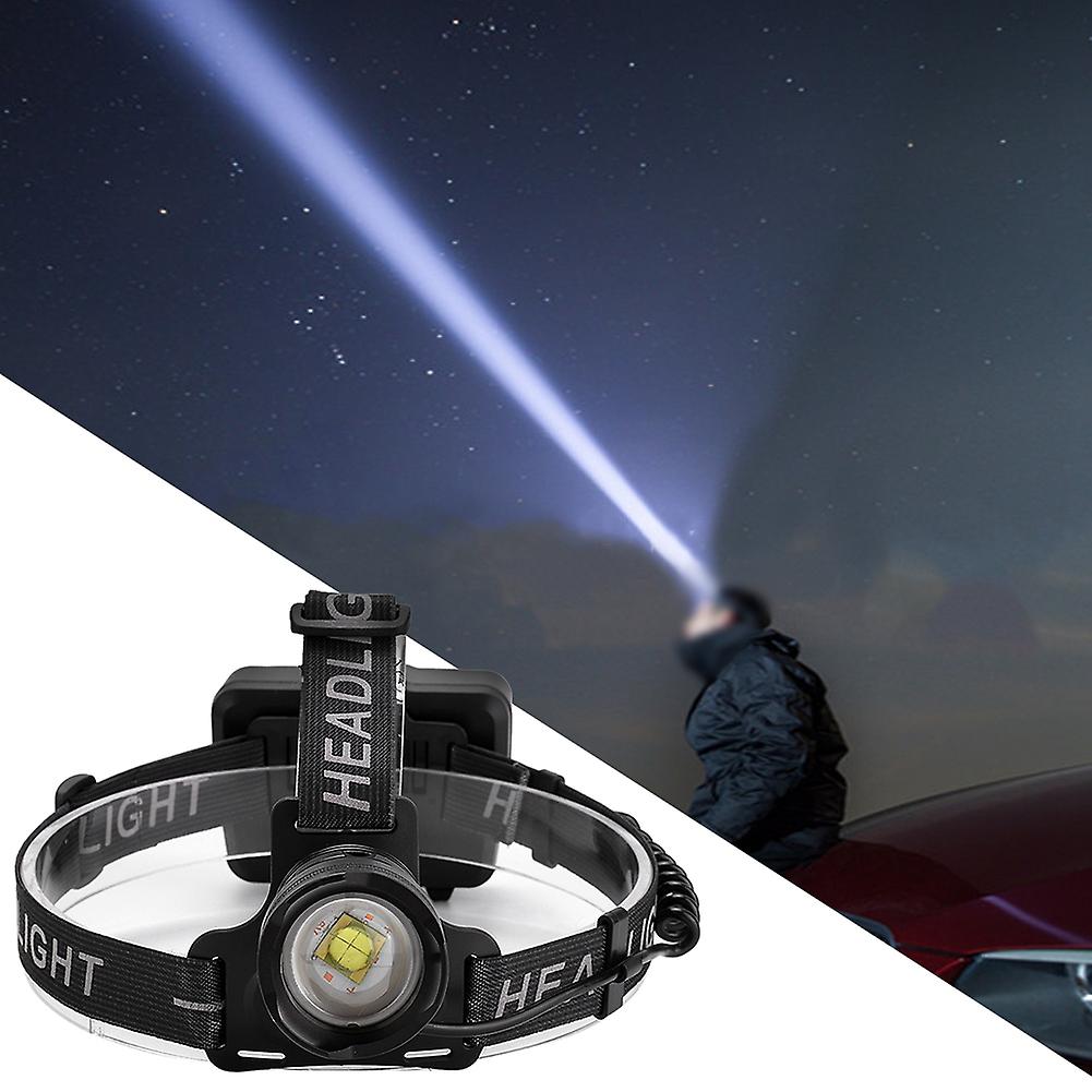 Usb Charging Led Head Light Outdoor Portable Headlight Flashlight For Cycling Camping