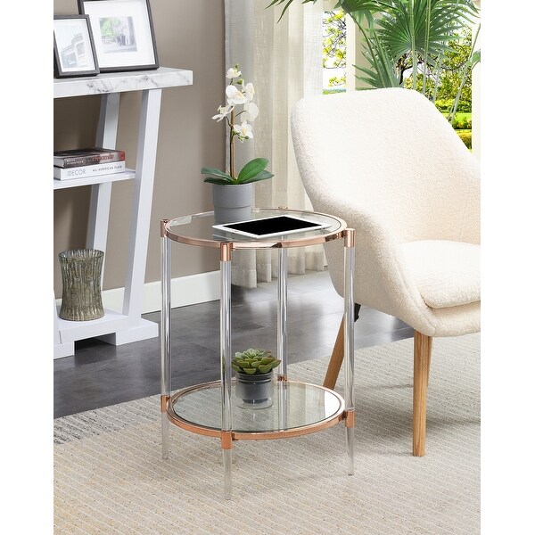 Acrylic Glass End Table