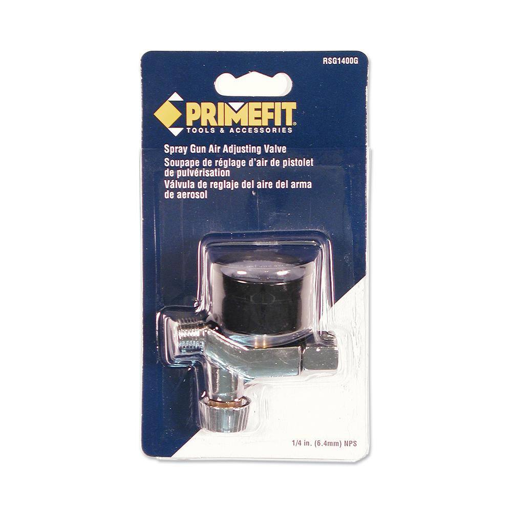 Primefit Spray Gun Air Adjusting Valve with Gauge Adjust Air Pressure from 0 PSI to 125 PSI for Perfect Air Flow RSG1400G