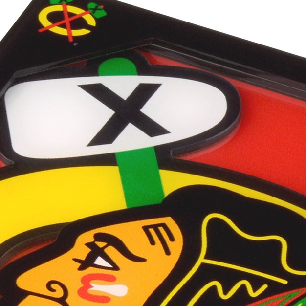 Nhl Chicago Blackhawks 3d Logo Series Coasters