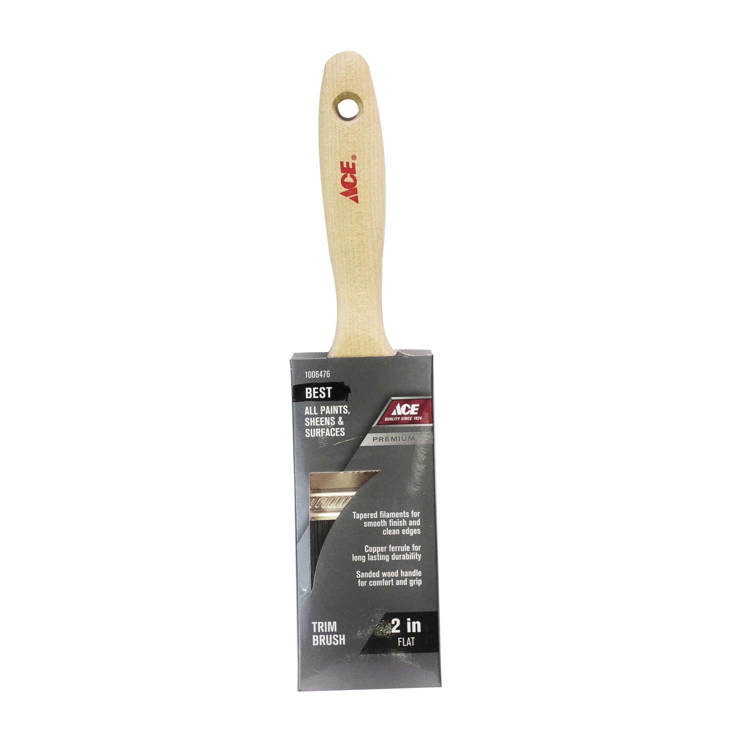 Ace Best 2 in. Flat Trim Paint Brush