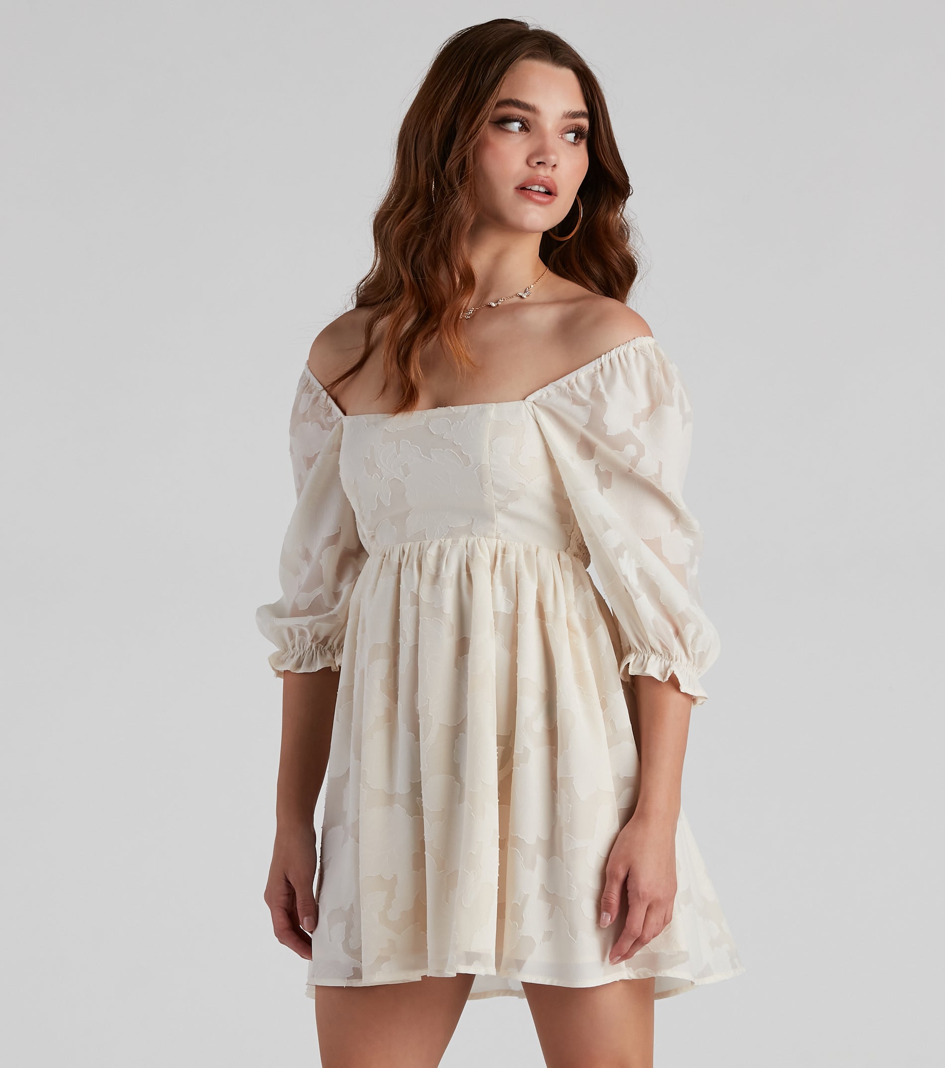 So Effortless Chiffon Skater Dress