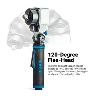 Capri Tools 400 ft.lbs. 12 in. Flex-Head Air Angle Impact Wrench CP33205