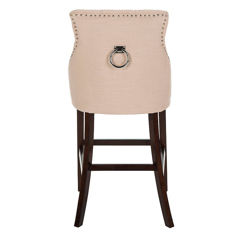 Safavieh Eleni 2-piece Tufted Wing Back Counter Stool Set