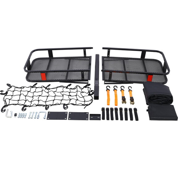 Hitch Mount Cargo Carrier Basket 60 X 21 X 6 + ...