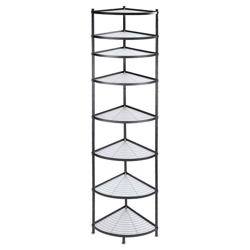 8-Tier Kitchen Pot Rack， Cookware Stand Storage Organizer， Shelf Rack