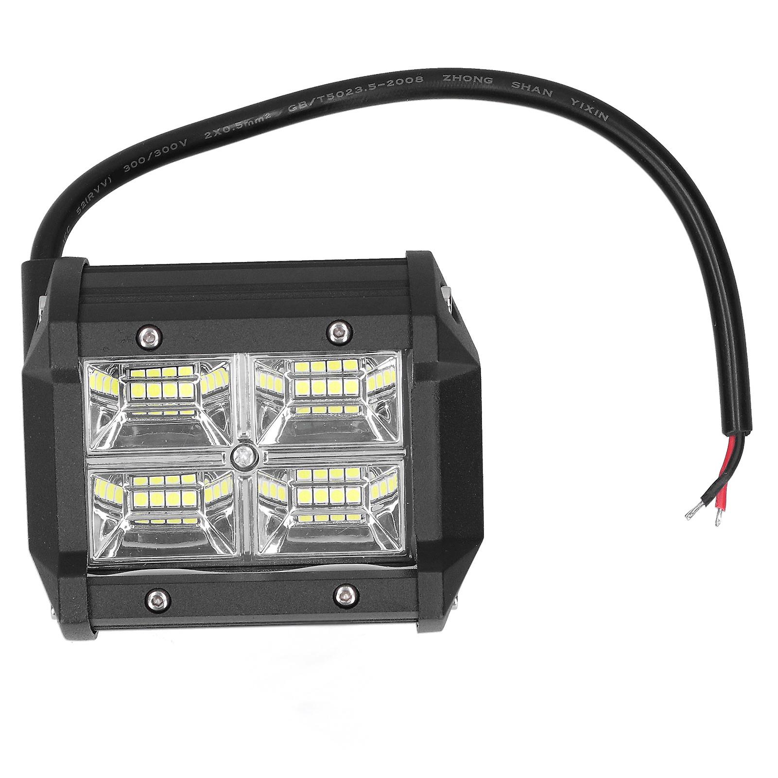 48w Led Work Lamp White Light Square Modification Universal For Automobile Offroad Motorcycle Boats 12v