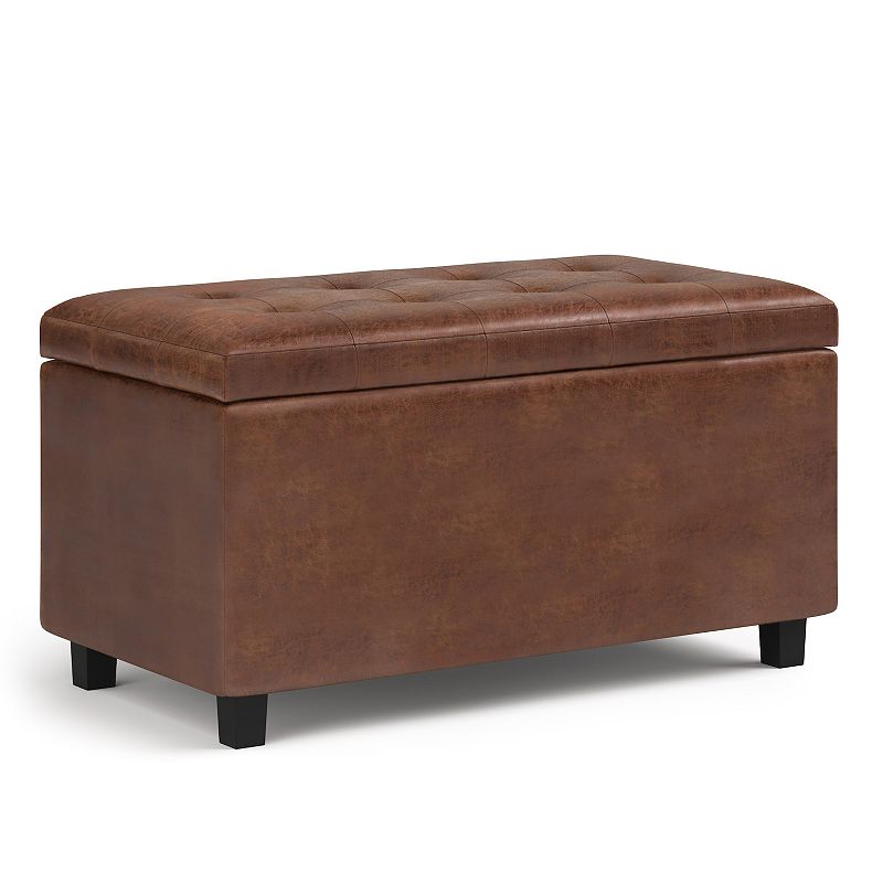 Simpli Home Tufted Storage Ottoman