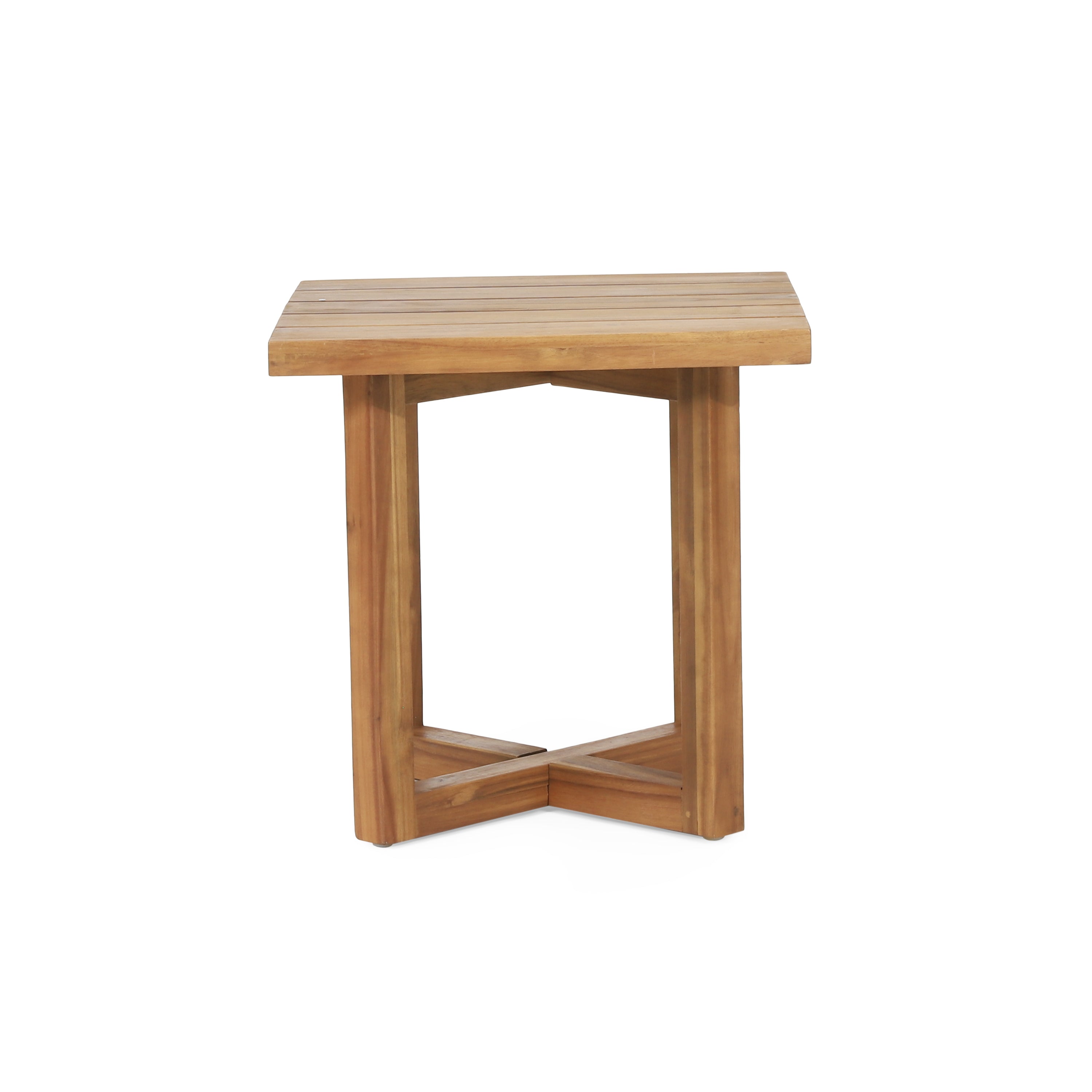 Hobbs Outdoor Acacia Wood Square Side Table, Teak