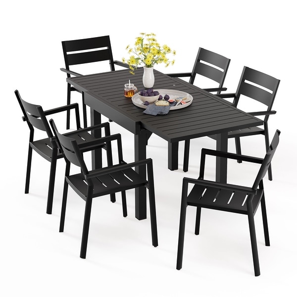 Outdoor 3/5/7piece Patio Aluminum Dining Set