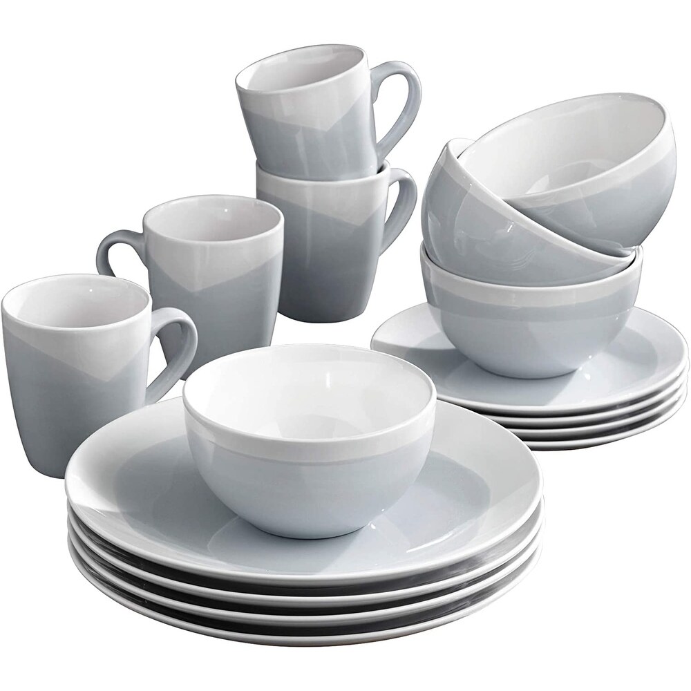 American Atelier Oasis Mint Stoneware Dinnerware   Set of 16