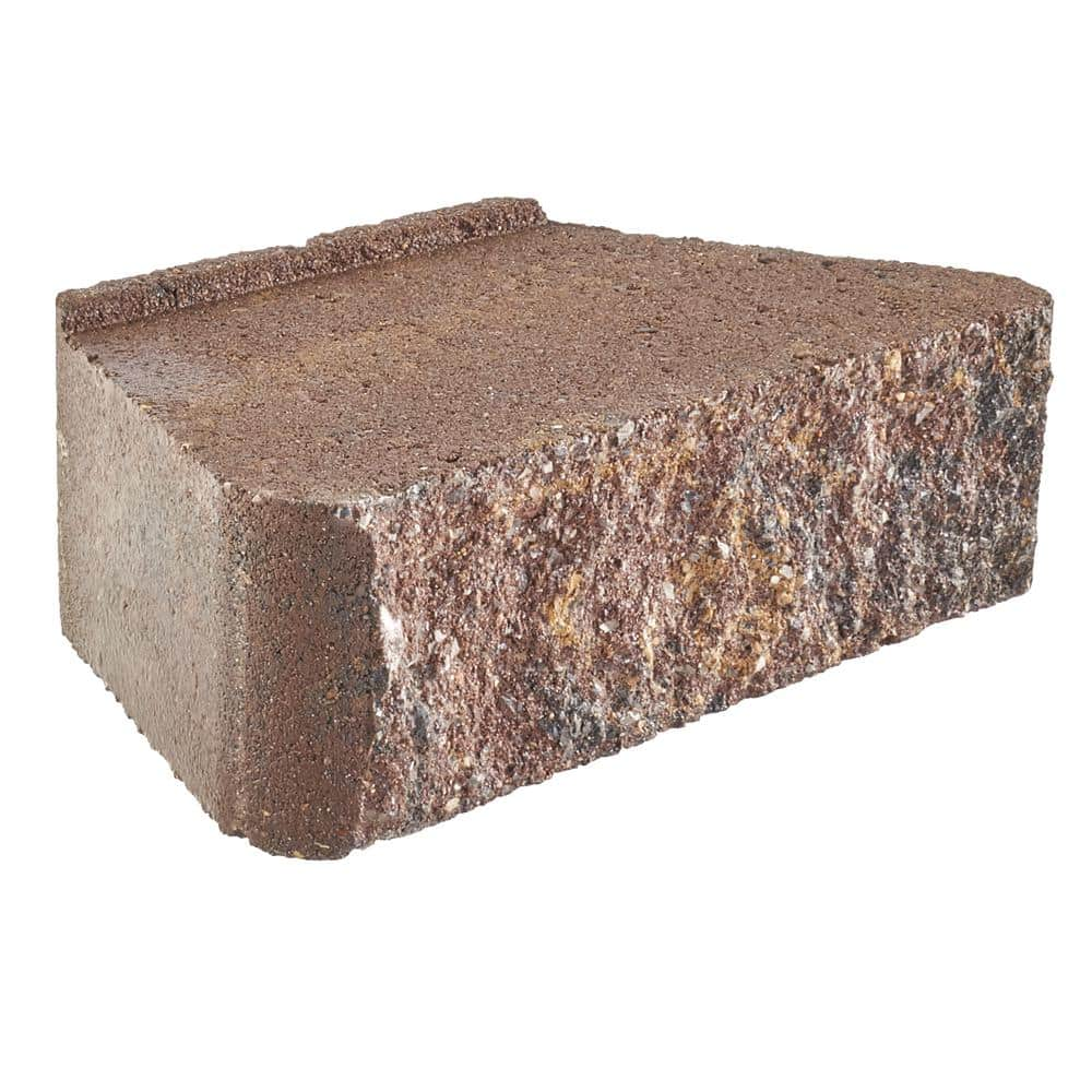 Pavestone 3 in. H x 10 in. W x 5.87 in. L Sierra Blend Concrete Retaining Wall Block (280-Piece58.4 sq. ft.Pallet) 80777