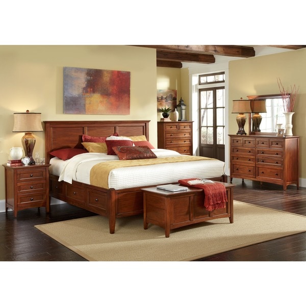 Simply Solid Aiden Solid Wood 5-piece Queen Bedroom Collection - - 11534242