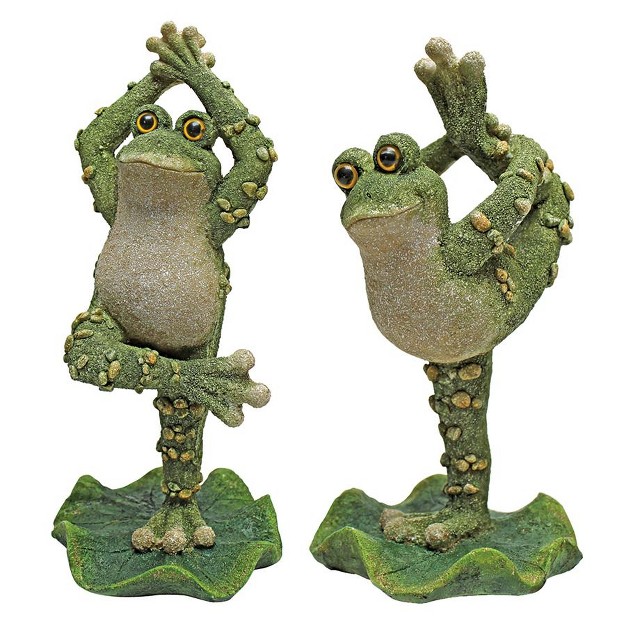 Design Toscano Boogie Down Dancing Frog Statues Set Of Two