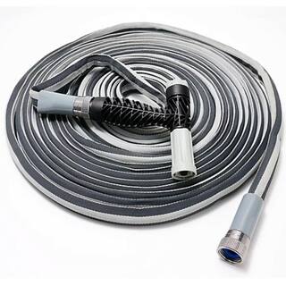 BERNINI FOUNTAINS Pro 58 in Dia x 50 ft. Length Light X Flex Fabric Hose- Grey LG3895GY