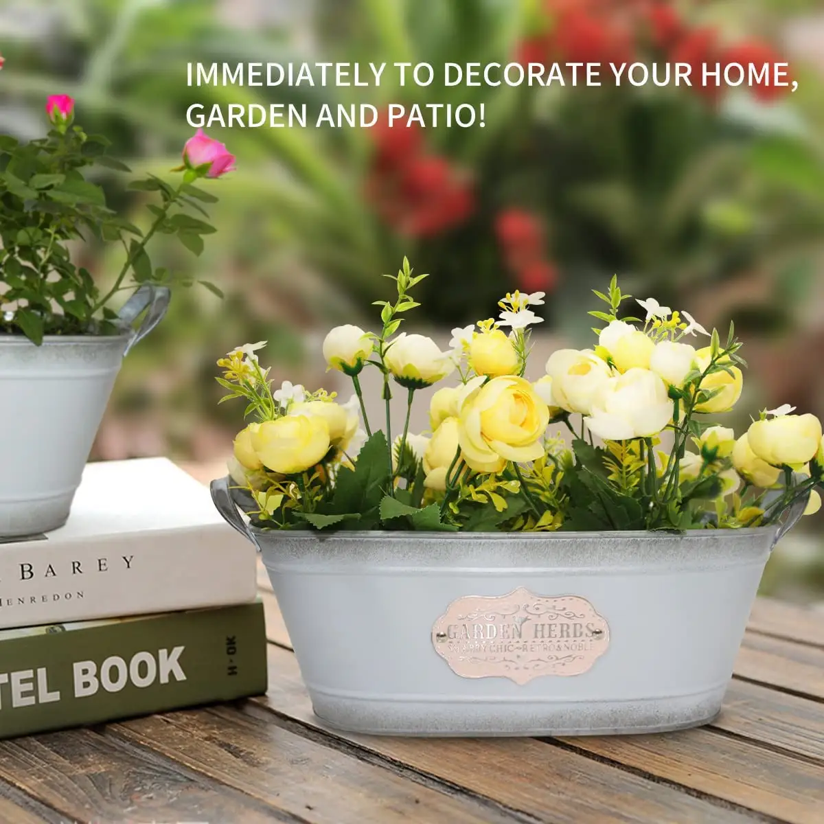 Outdoor Planter Garden Decor Metal Home Decoration Flower Pot Factory Direct Planter Vase 2023 Modern Style High Selling Pot