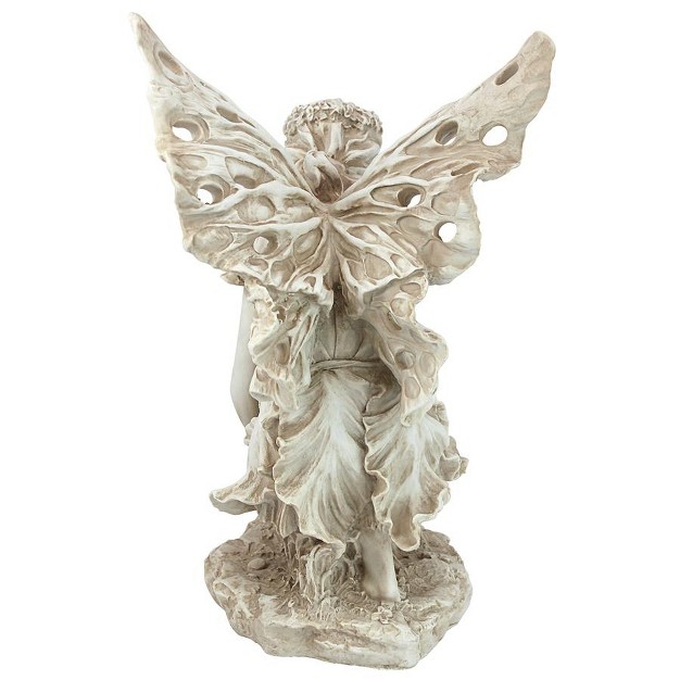 Design Toscano Fiona The Flower Fairy Sculpture Off white