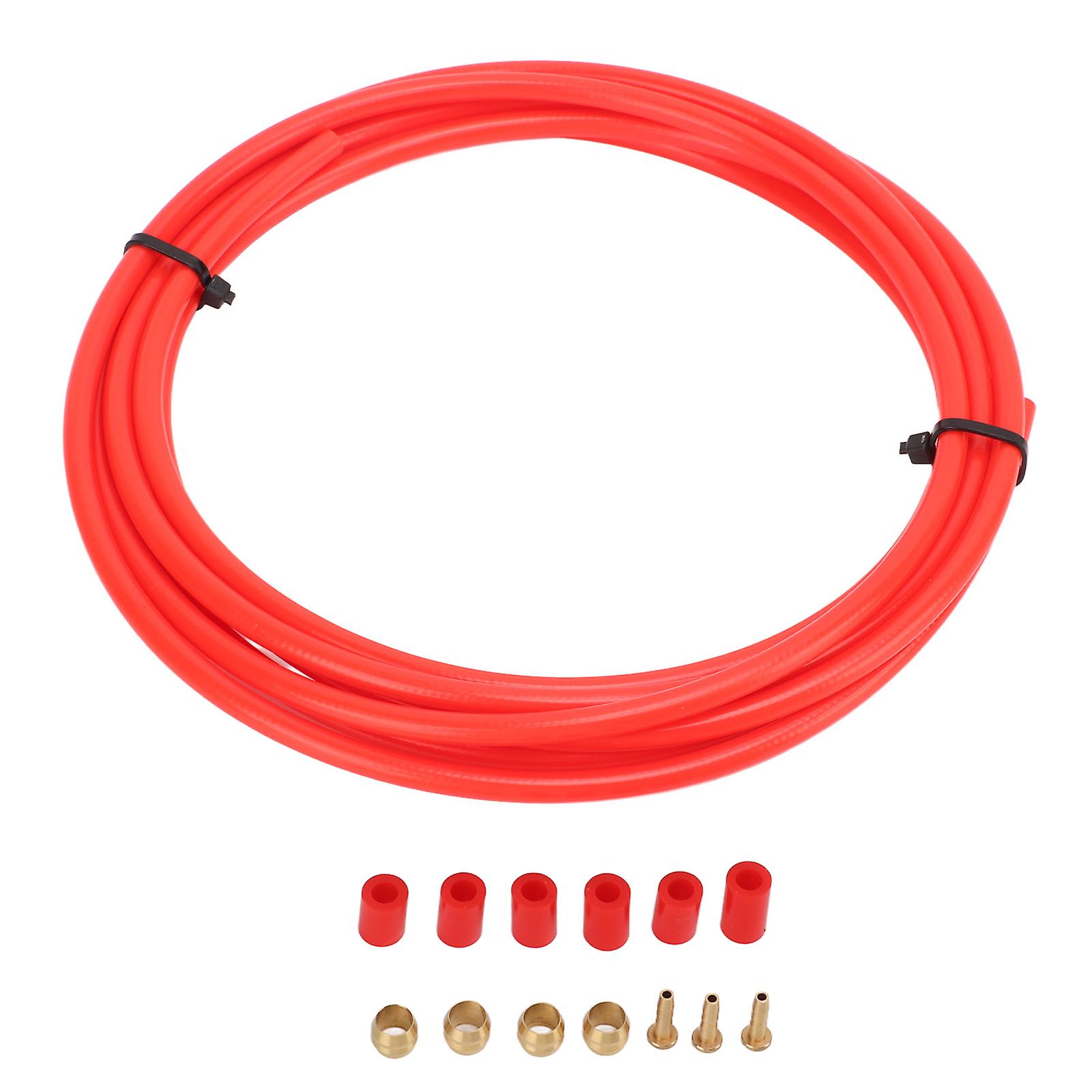 Risk Mountain Bike Brake Hose Kit Bicycle Hydraulic Disc Brake Oil Tube Pipes For Bh59 2.5m Lengthred