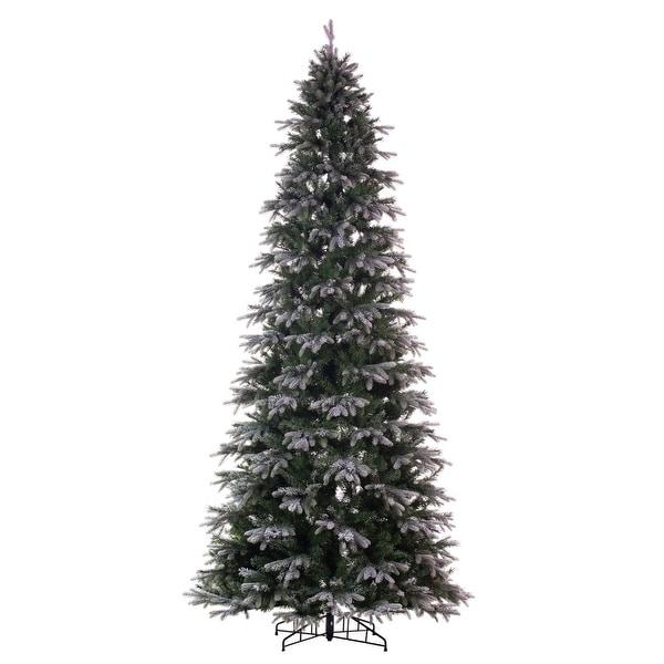 Vickerman 10' x 54 Frosted Douglas Fir Artificial Slim UnLit Christmas Tree.