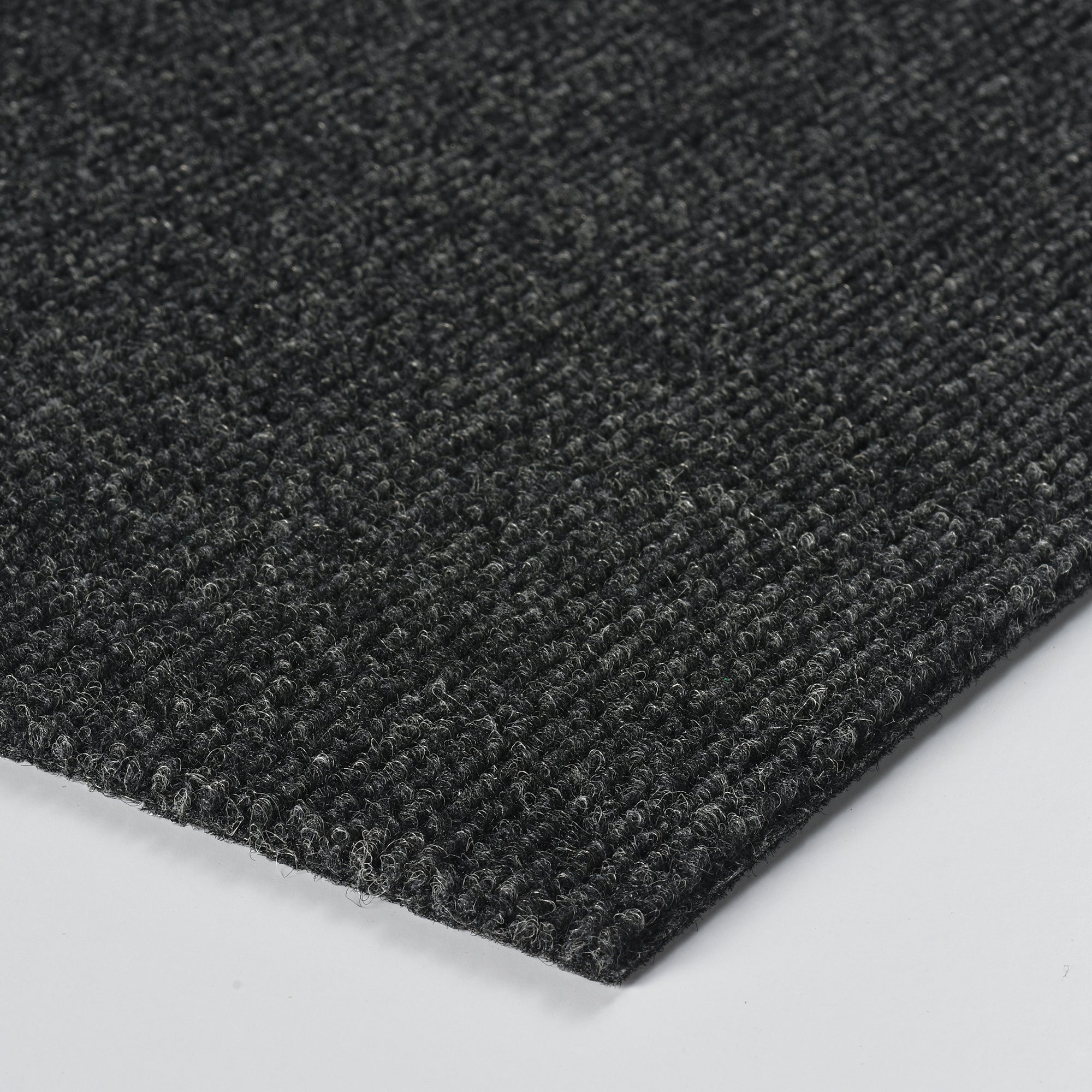 Starboard Black Ice Carpet Tiles - 24" x 24" Indoor/Outdoor, Peel and Stick Carpet Tiles - 60 sq. ft. per box – Pack of 15 Tiles