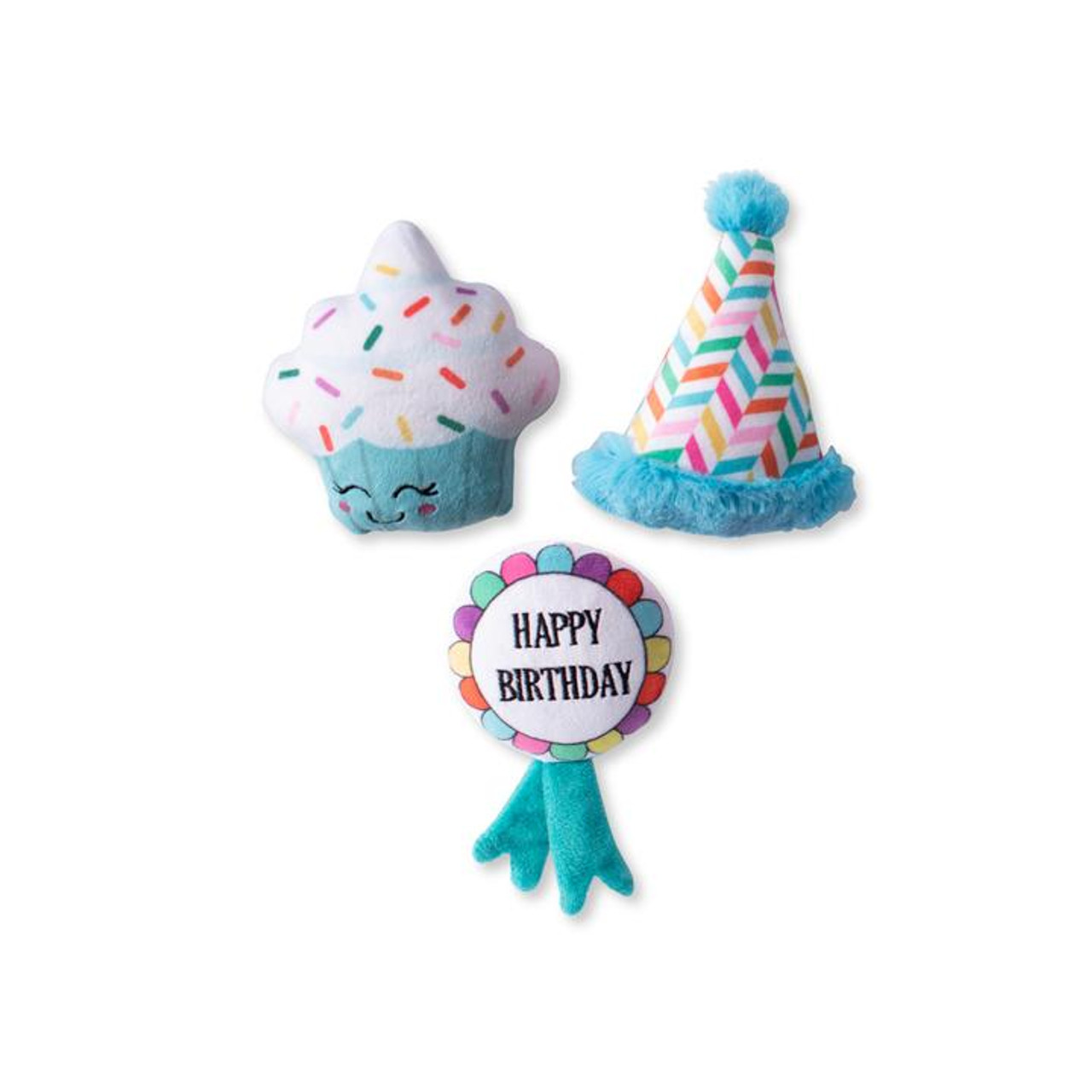 Fringe Happy Barkday Mini Dog Toys Assorted