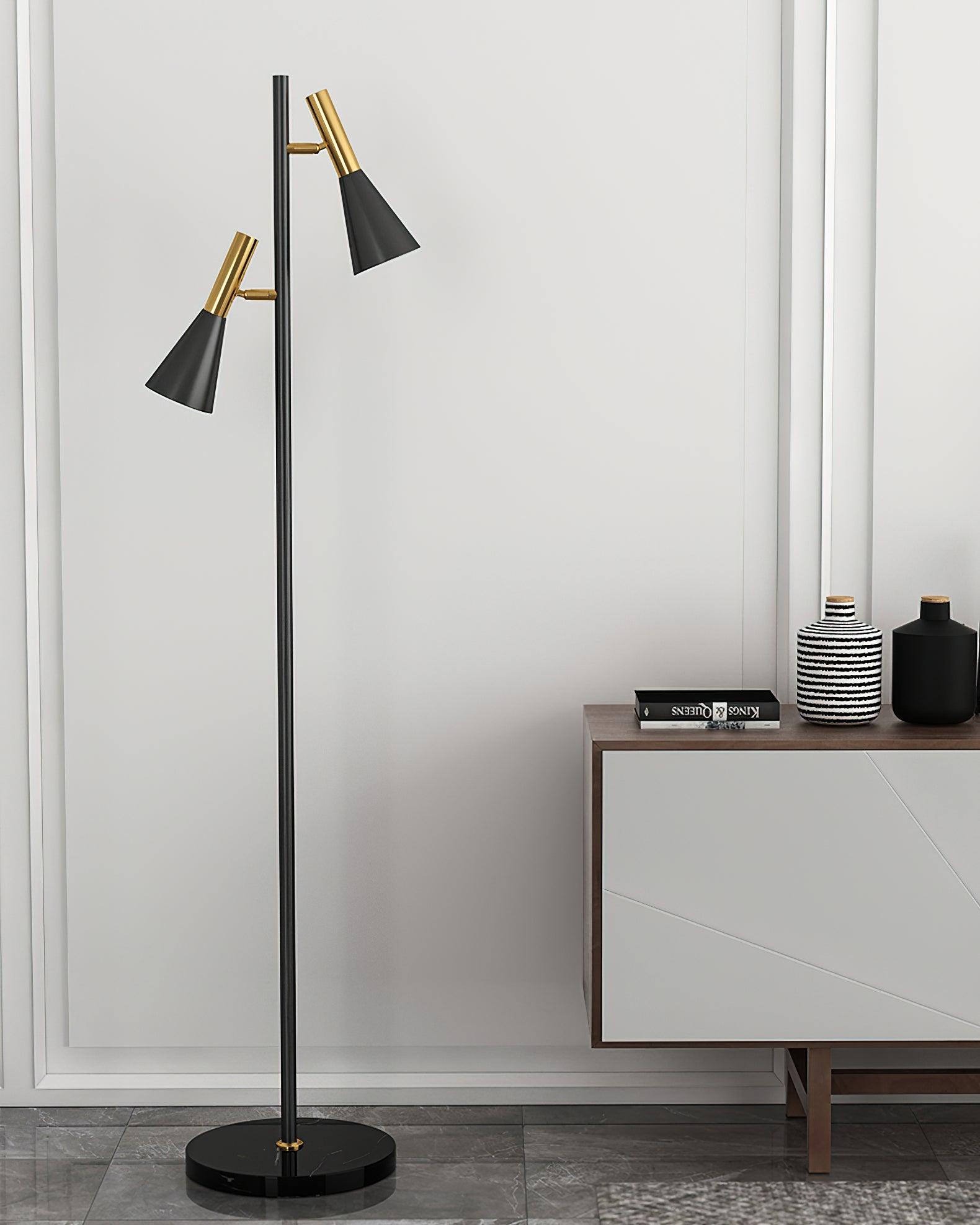 Lron Mouth Floor Lamp