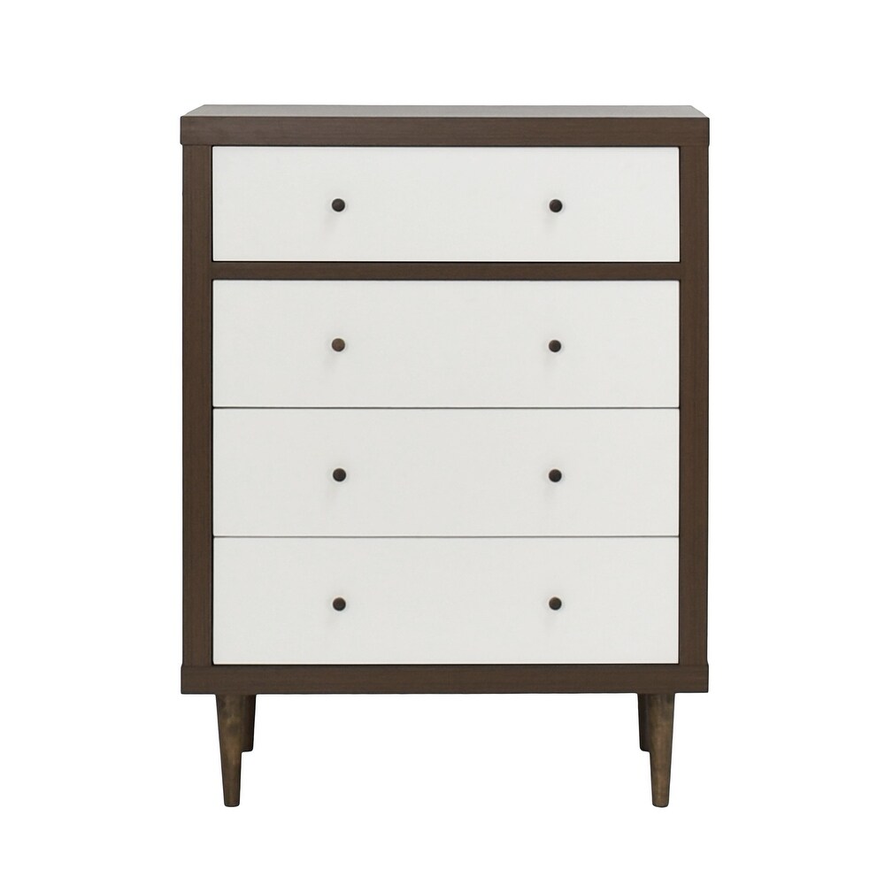 Nystrom 2 Piece 3 Drawer Chest and 4 Drawer Dresser Bedroom Set by Christopher Knight Home