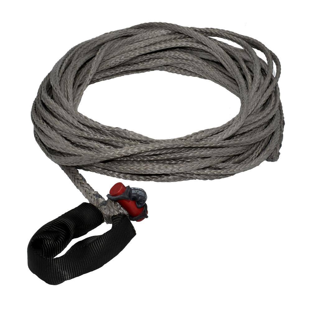 LockJaw 14 in. x 75 ft. Synthetic Winch Line Extension with Integrated Shackle 21-0250075