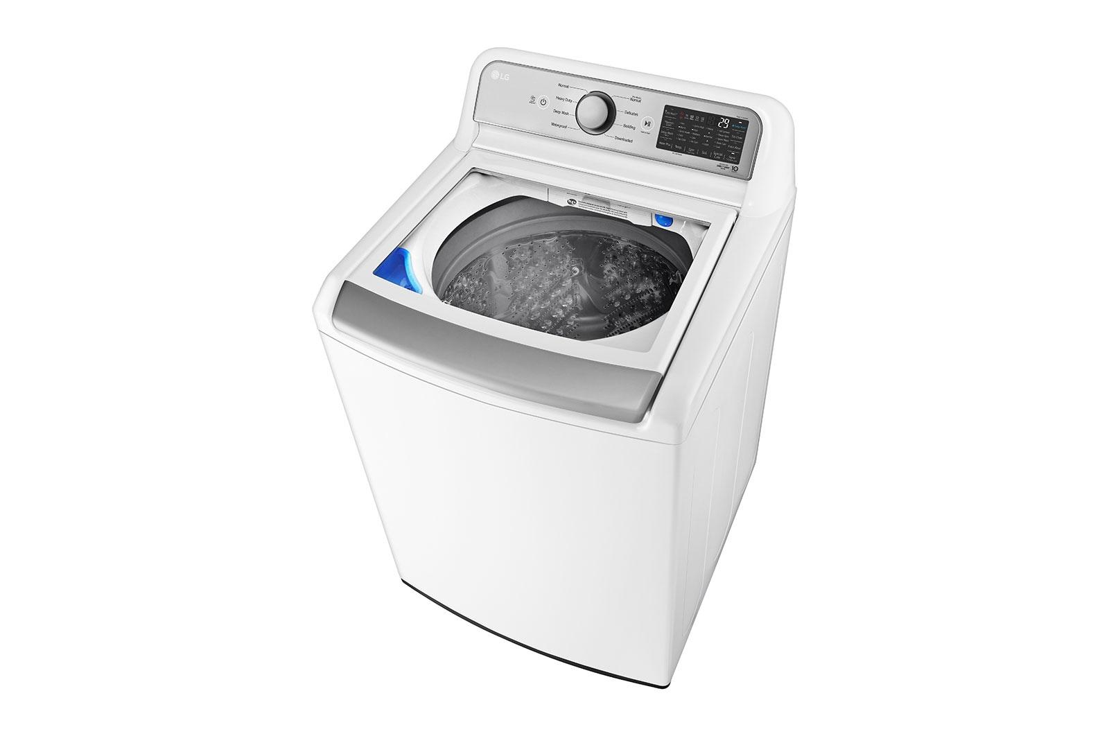 Lg WT7400CW 5.5 Cu.Ft. Mega Capacity Smart Wi-Fi Enabled Top Load Washer With Turbowash3D™ Technology