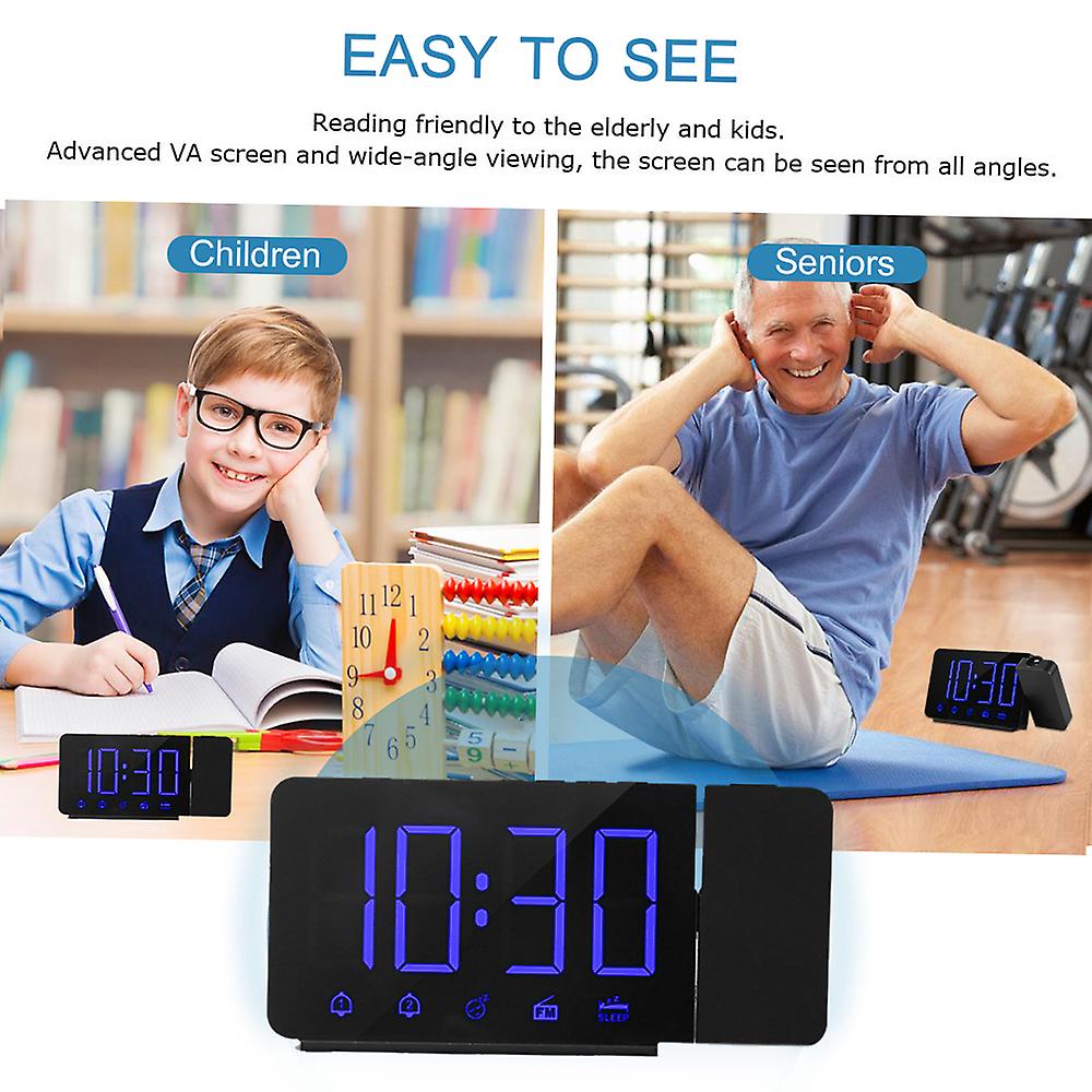 Projection Alarm Clock， 1.5m Usb Cable， User Manual