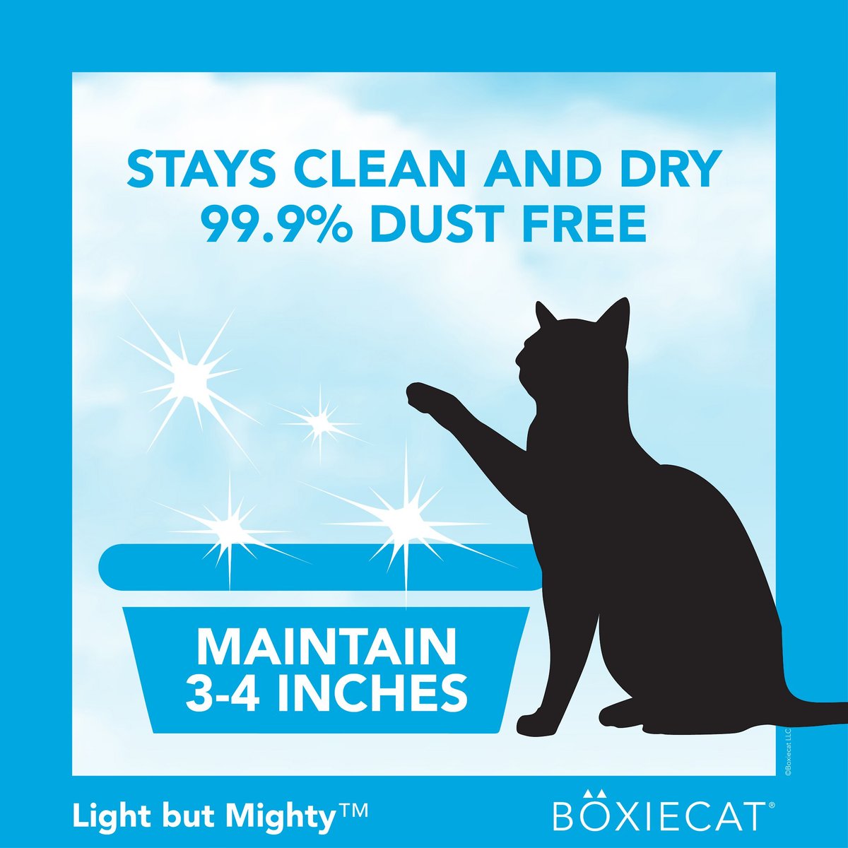 Boxiecat Air Lightweight Unscented Premium Clumping Cat Litter