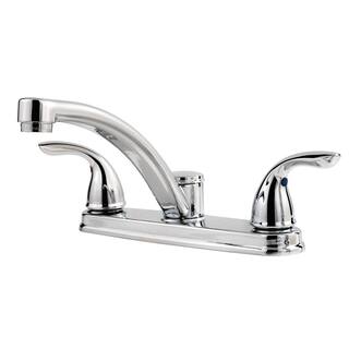 Pfister Delton 2-Handle Standard Kitchen Faucet in Polished Chrome LF-035-3THC