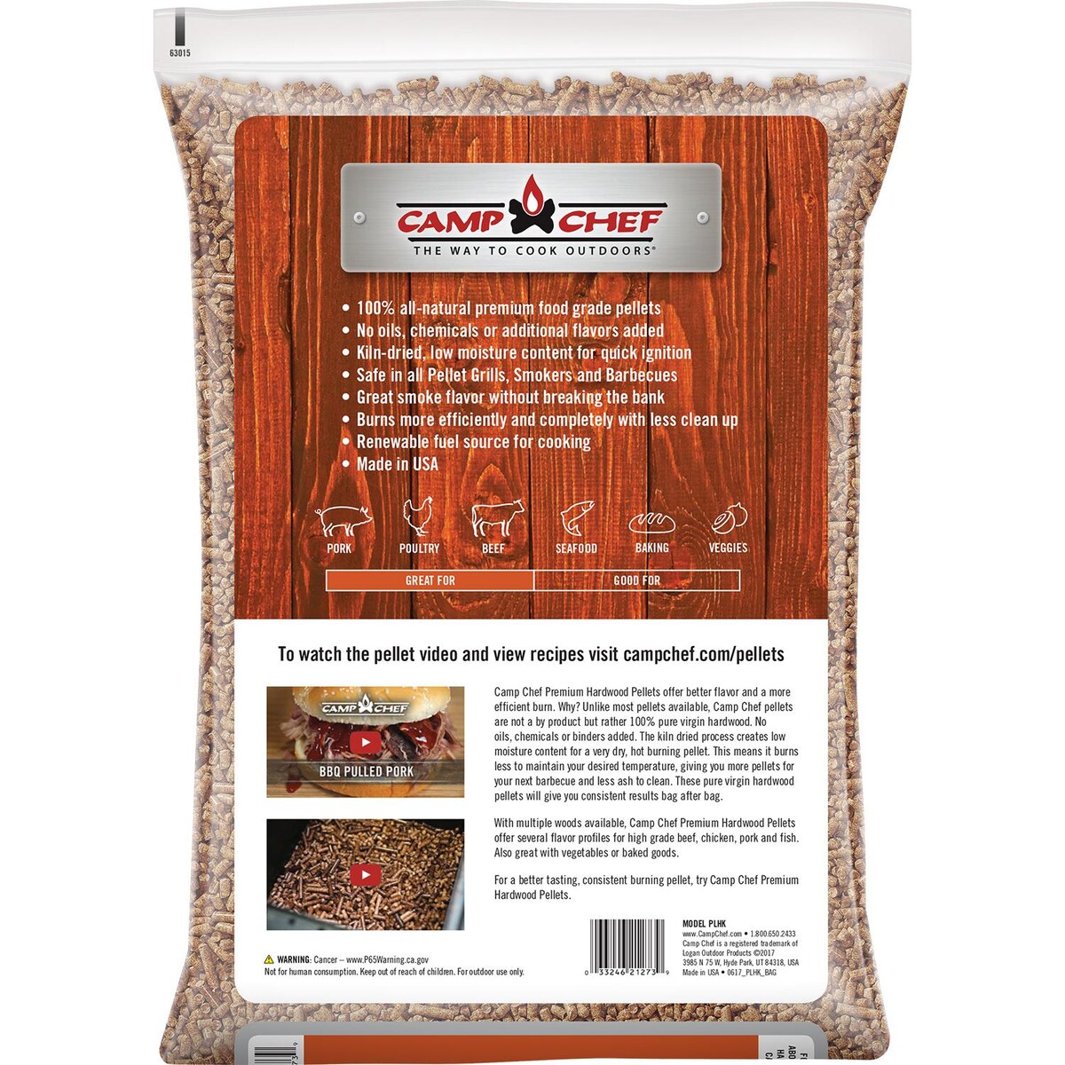 Camp Chef 20 Lb. Premium Hardwood BBQ Pellets